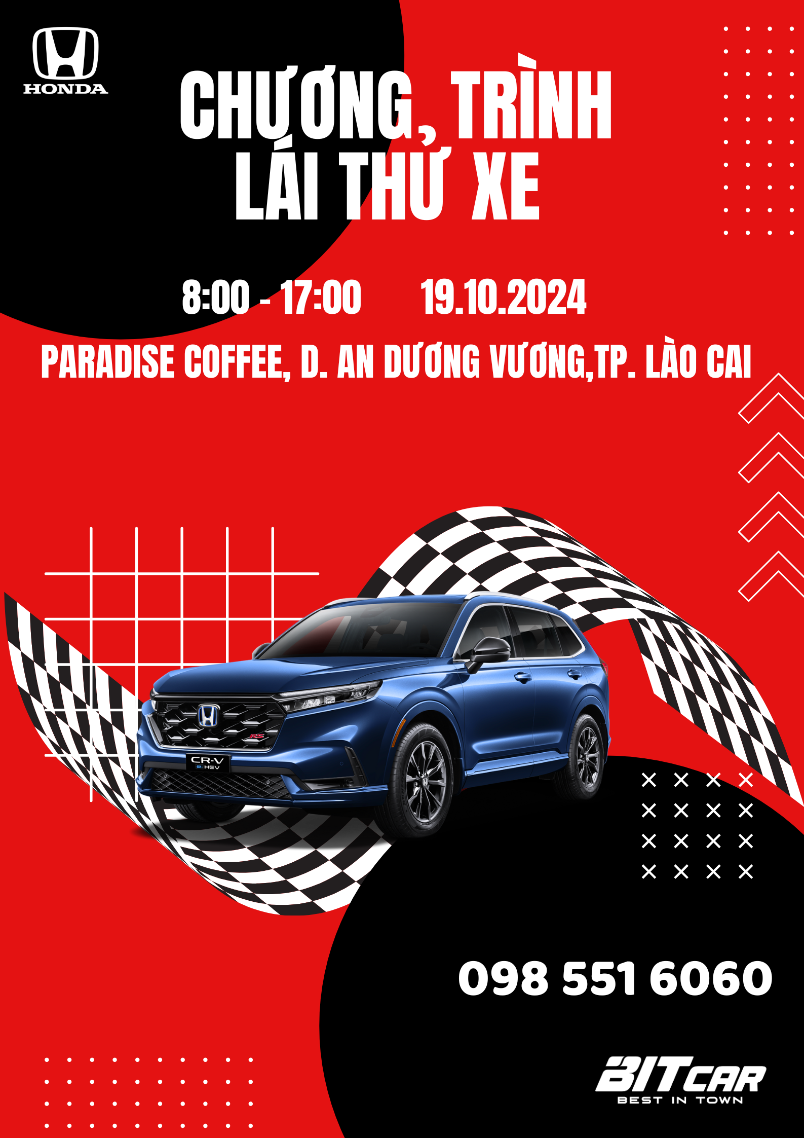 CHƯƠNG TRÌNH LÁI THỬ TẠI PARADISE COFFEE - THÀNH PHỐ LÀO CAI